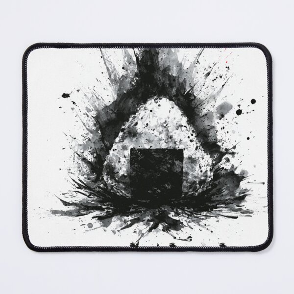 Item preview, Explosive Onigiri | Dynamic Sumi-e Japanese Rice Ball Art designed and sold by Chaaa-han.