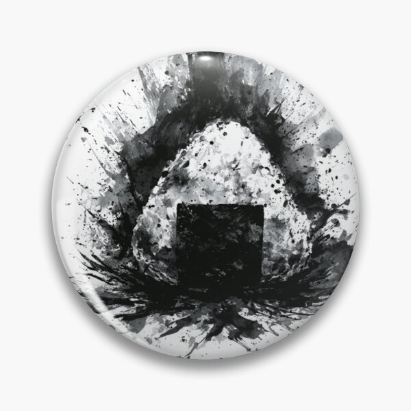 Item preview, Explosive Onigiri | Dynamic Sumi-e Japanese Rice Ball Art designed and sold by Chaaa-han.