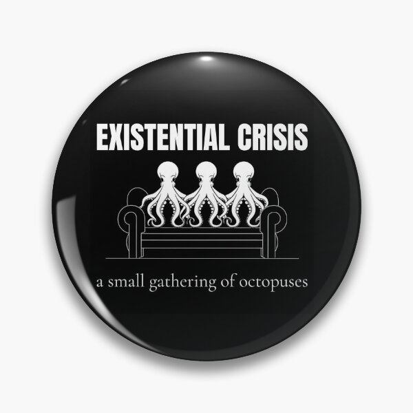 Item preview, Existential Crisis Funny Octopus Gift  Dark Humor T-Shirt Introvert designed and sold by S.K..