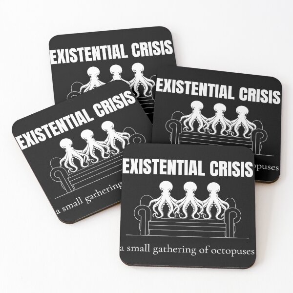 Item preview, Existential Crisis Funny Octopus Gift  Dark Humor T-Shirt Introvert designed and sold by S.K..