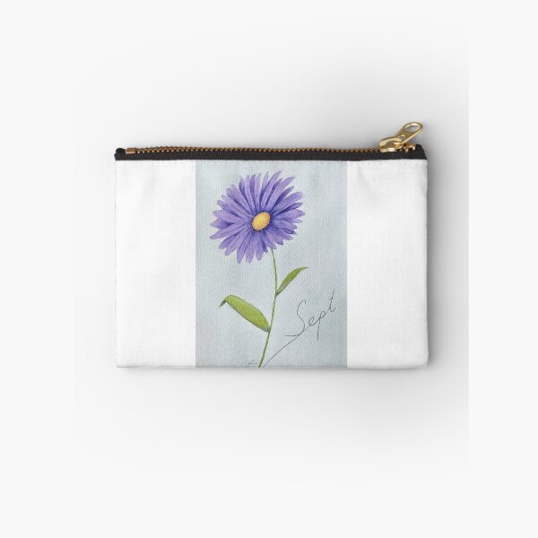 Item preview, Autumn - September Watercolor Flower - Aster: Valor designed and sold by MiniRadiance.