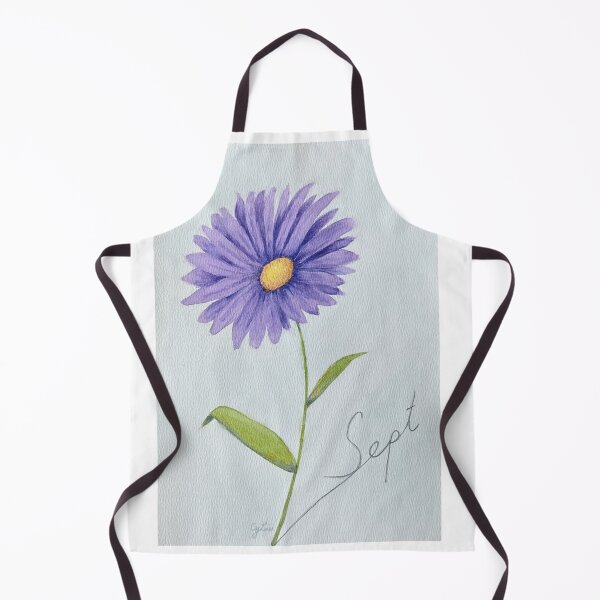 Item preview, Autumn - September Watercolor Flower - Aster: Valor designed and sold by MiniRadiance.