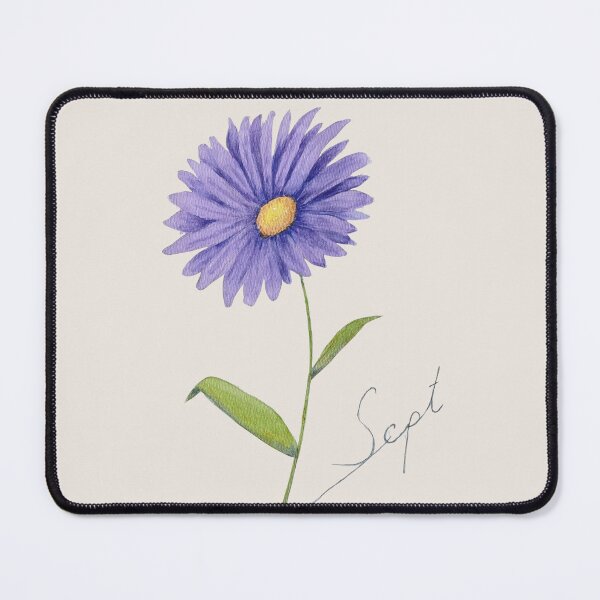 Item preview, Autumn - September Watercolor Flower - Aster: Valor designed and sold by MiniRadiance.