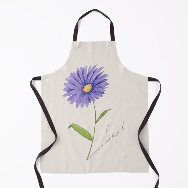 Item preview, Autumn - September Watercolor Flower - Aster: Valor designed and sold by MiniRadiance.