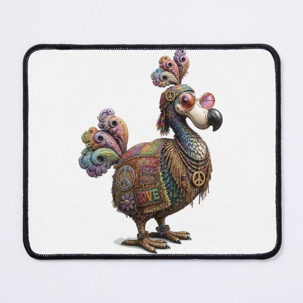 Item preview, Psychedelic Hippie Dodo Retro Bird Art designed and sold by doodlesbydodo.