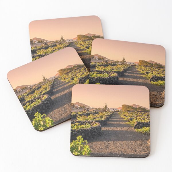 Item preview, Golden Hour over La Geria Vineyards Lanzarote designed and sold by ArtworkNorth.
