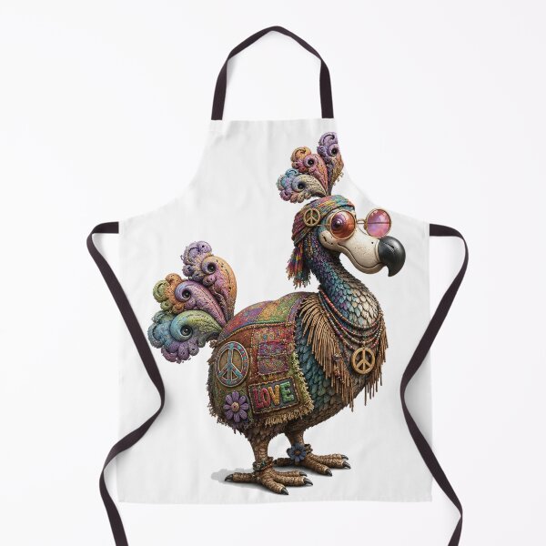 Item preview, Psychedelic Hippie Dodo Retro Bird Art designed and sold by doodlesbydodo.