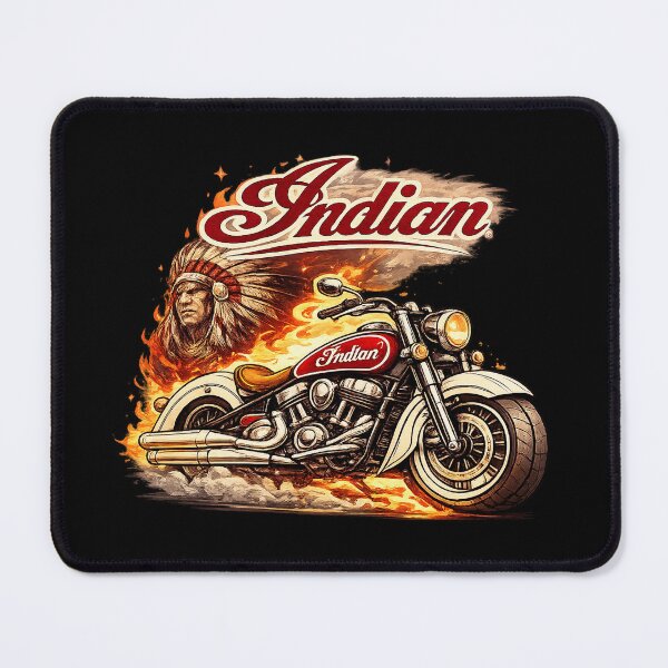 Item preview, Indian Motorcycle Llamas Jefe — Biker Clásica Americana designed and sold by IronRoadCo.