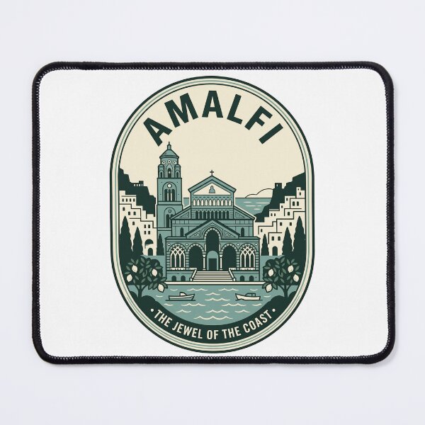 Item preview, Vintage Amalfi Coast Italy Travel Badge Style designed and sold by k3rstman1.