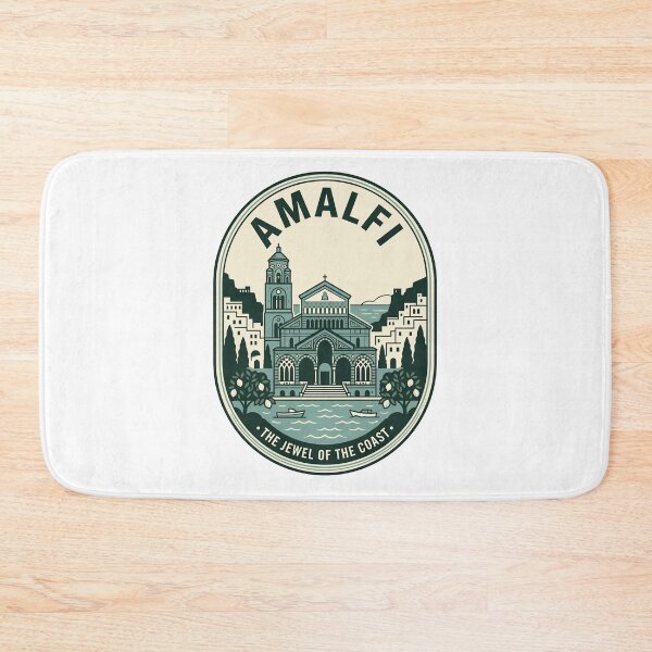 Item preview, Vintage Amalfi Coast Italy Travel Badge Style designed and sold by k3rstman1.