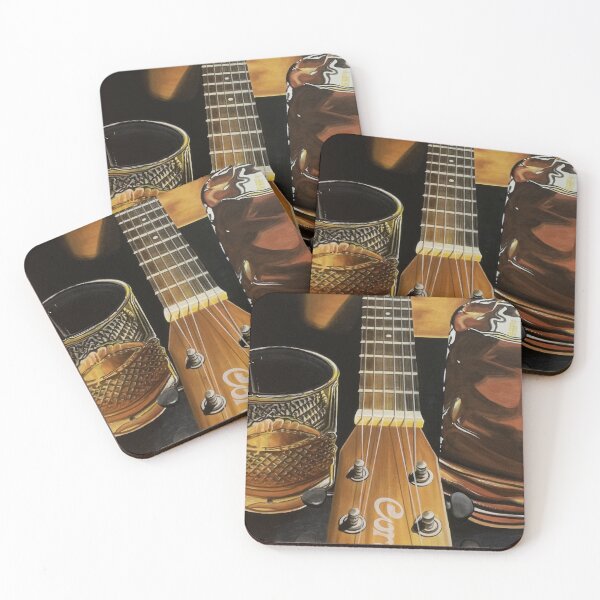 Item preview, Guitar, whisky, glass designed and sold by artecaspari.
