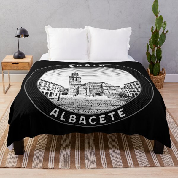 Item preview, Albacete Spain Linocut Style  designed and sold by Thistle-TShop.