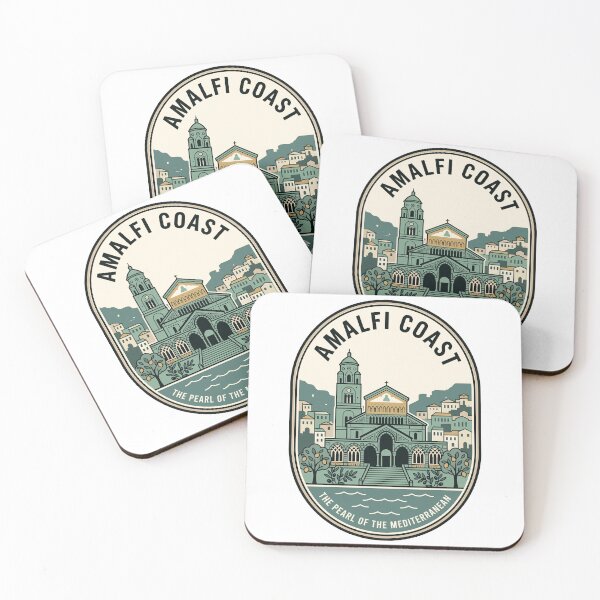 Item preview, Vintage Amalfi Coast Italy Mediterranean Travel Badge designed and sold by k3rstman1.