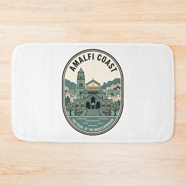 Item preview, Vintage Amalfi Coast Italy Mediterranean Travel Badge designed and sold by k3rstman1.