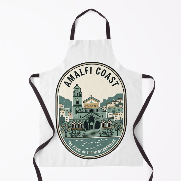 Item preview, Vintage Amalfi Coast Italy Mediterranean Travel Badge designed and sold by k3rstman1.