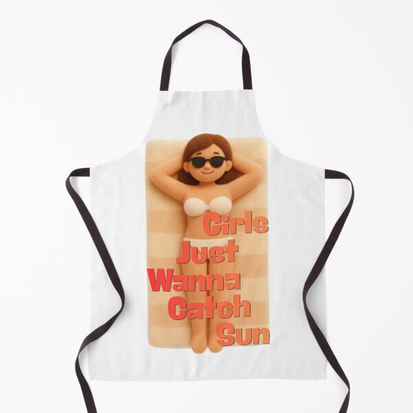 Item preview, Girls Just Wanna Catch Sun Cute Summer Vacation Tee designed and sold by lazulishop.