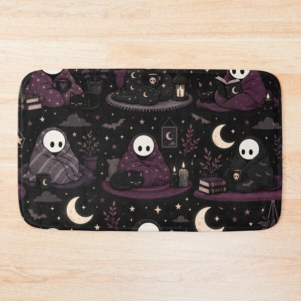 Item preview, Moonlit Cozy Goth Stickman Pattern designed and sold by StickyGuys.