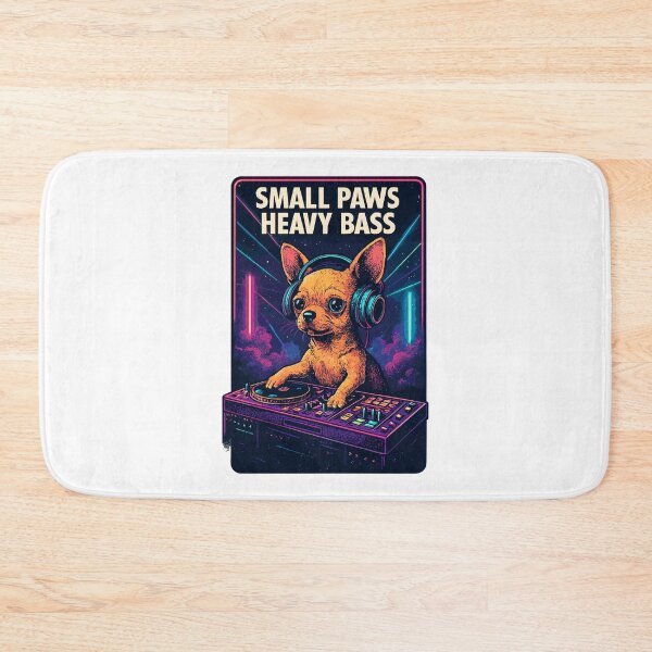 Item preview, DJ Chihuahua: Small Paws, Heavy Bass Design designed and sold by Pineapple-Tree.
