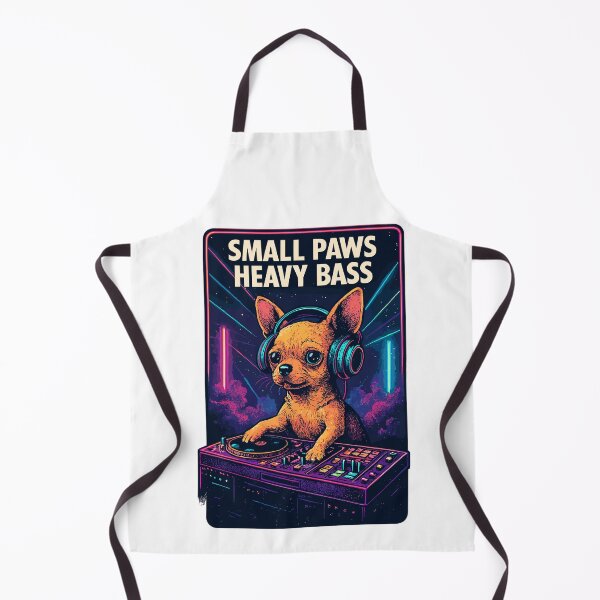 Item preview, DJ Chihuahua: Small Paws, Heavy Bass Design designed and sold by Pineapple-Tree.