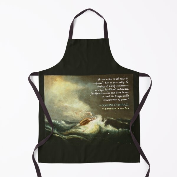 Item preview, Joseph Conrad quote: The sea—this truth must be confessed—has no generosity. designed and sold by artbleed.