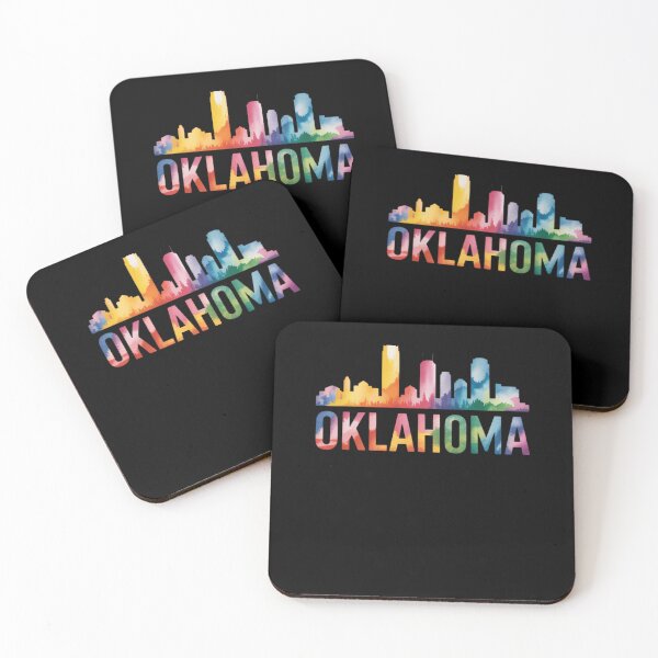 Item preview, Oklahoma Colorful Skyline Basketball Graphic Poster Design Today designed and sold by RueBonnerd.