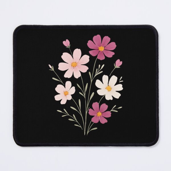 Item preview, Cosmos flowers watercolor painting designed and sold by uunaa.