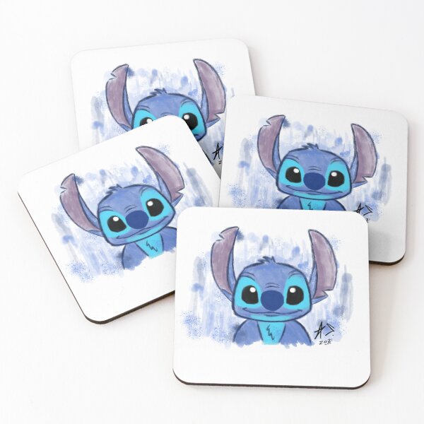 Item preview, Cute Blue Alien Stitch - Fan Art designed and sold by anthosketch.