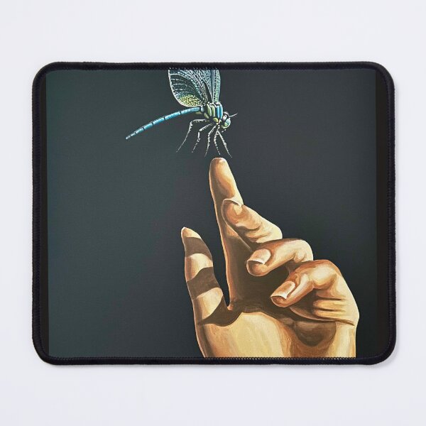 Item preview, dragonfly, finger, hand designed and sold by artecaspari.