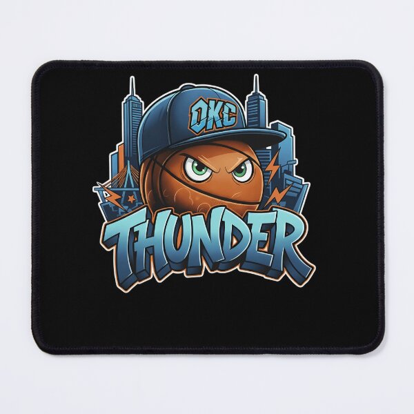 Item preview, Oklahoma City Mascot Basketball Poster Design Today Graphic designed and sold by JayLagwe.