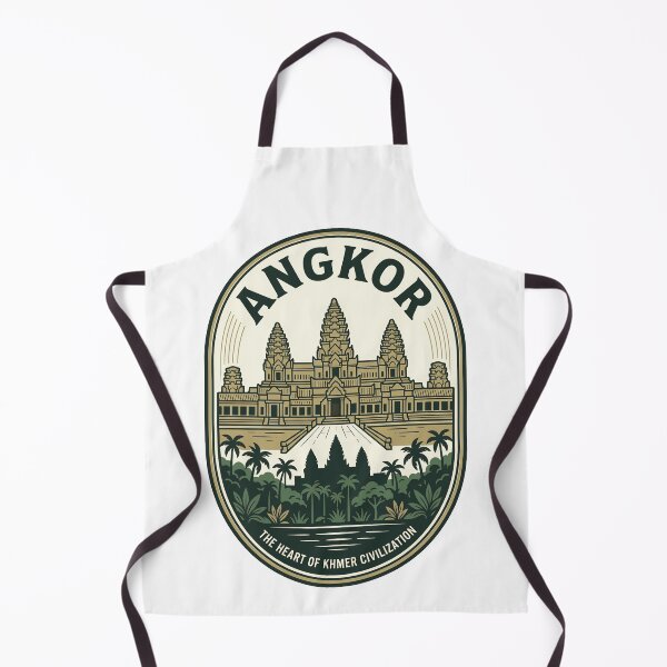Item preview, Vintage Angkor Wat Temple Cambodia Travel Emblem designed and sold by k3rstman1.