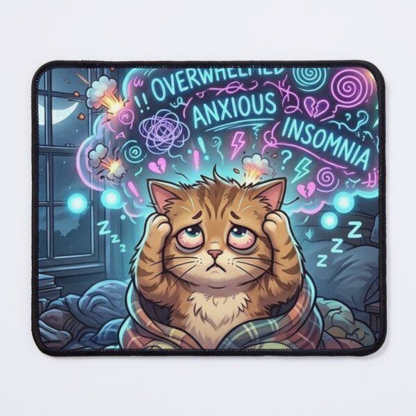 Item preview, I Need Silence Cat Sticker designed and sold by Elviqus Shop.