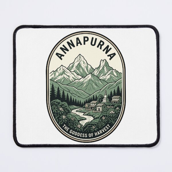 Item preview, Annapurna Mountain Goddess of Harvest Nepal Travel designed and sold by k3rstman1.