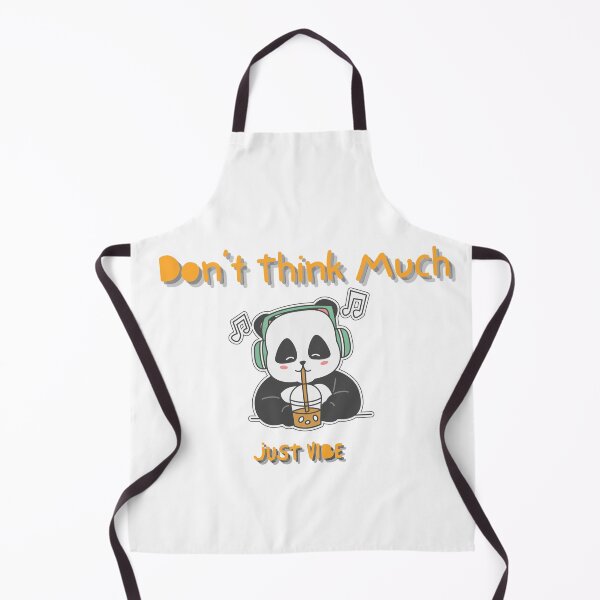 Item preview, Don’t Think Much Just Vibe Panda designed and sold by STILQ-FASHION.