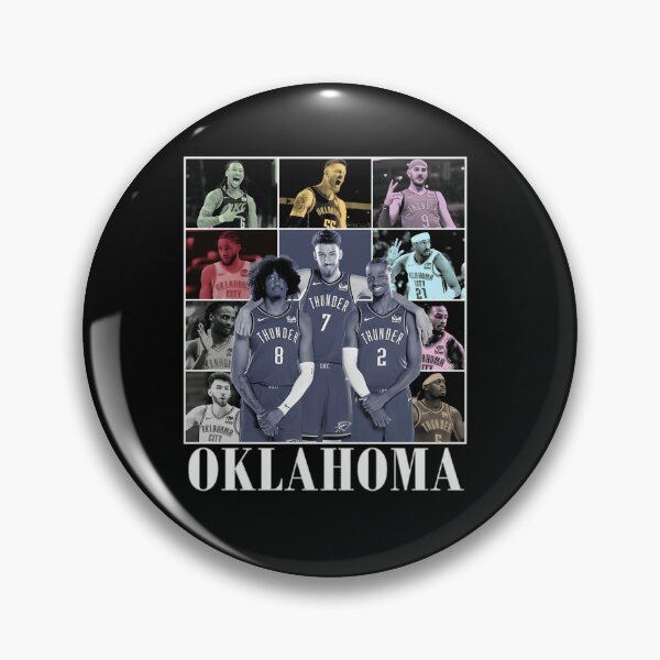 Item preview, Oklahoma City Duo Collage Basketball Poster Design Today designed and sold by JayLagwe.