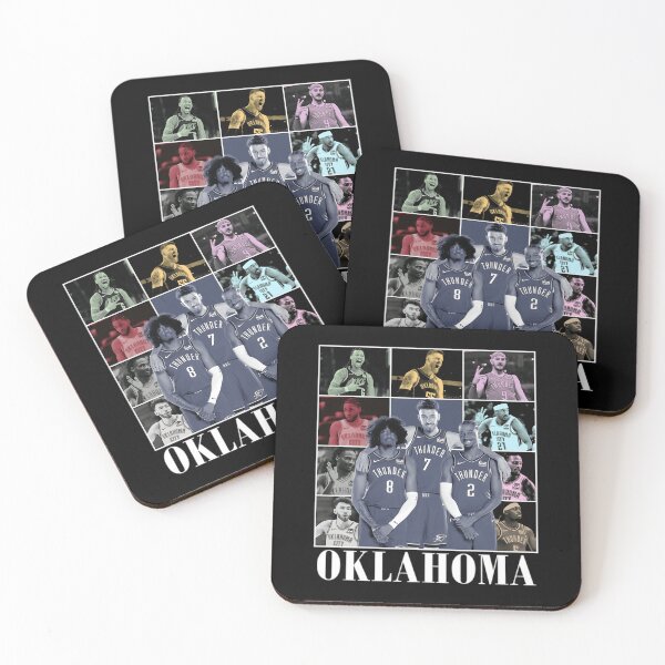 Item preview, Oklahoma City Duo Collage Basketball Poster Design Today designed and sold by JayLagwe.