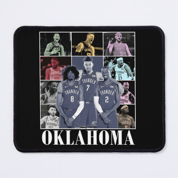Item preview, Oklahoma City Duo Collage Basketball Poster Design Today designed and sold by JayLagwe.