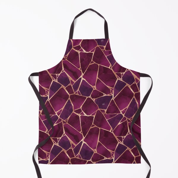 Item preview, Abstract Crimson Brushstrokes - Red and Gold Oil Paint Texture designed and sold by FlatInkStudio.