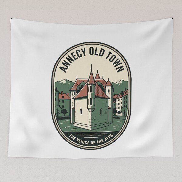Item preview, Annecy Old Town Venice of the Alps Retro designed and sold by k3rstman1.