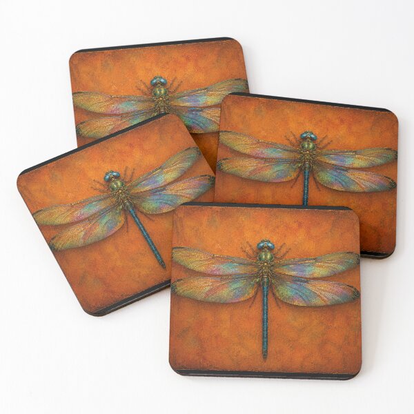 Item preview, Iridescent Dragonfly Botanical Art designed and sold by Soul Garden Studio.