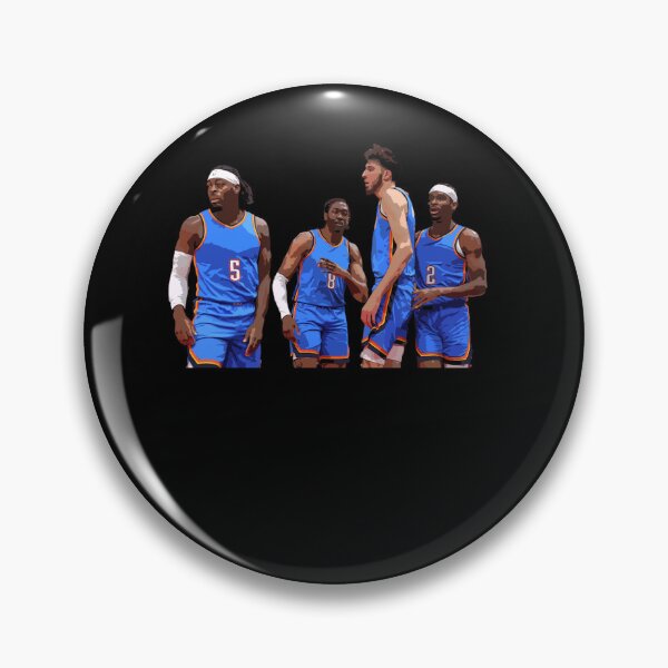 Item preview, Thunder Player Group Basketball Graphic Poster Design Today designed and sold by RueBonnerd.