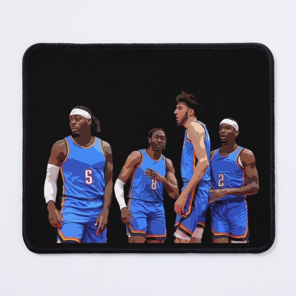 Item preview, Thunder Player Group Basketball Graphic Poster Design Today designed and sold by RueBonnerd.