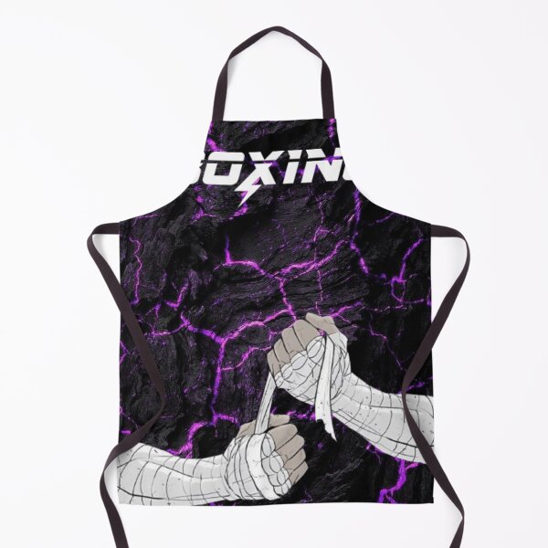 Item preview, Purple Lightning Boxing Anime Design designed and sold by ShadowRealme.