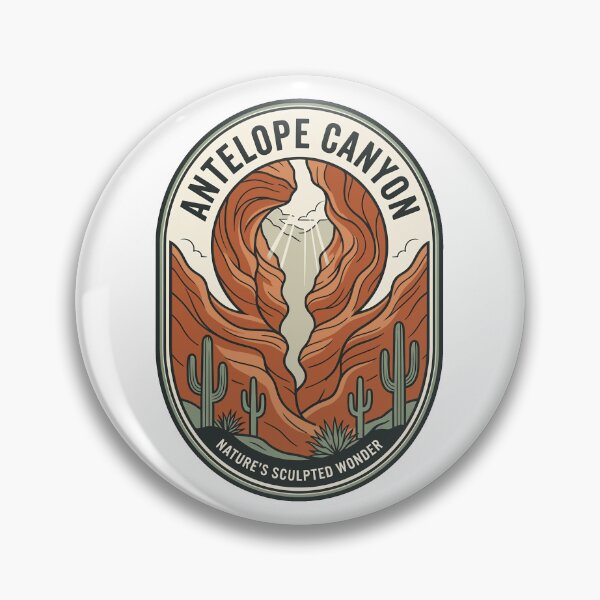 Item preview, Vintage Antelope Canyon Arizona Slot Canyon Badge designed and sold by k3rstman1.
