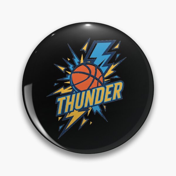 Item preview, Thunder Lightning Ball Basketball Graphic Poster Design Today designed and sold by RueBonnerd.