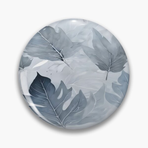 Item preview, Modern  Gray Botanical Leaf Artwork  designed and sold by NivyasArtistry.
