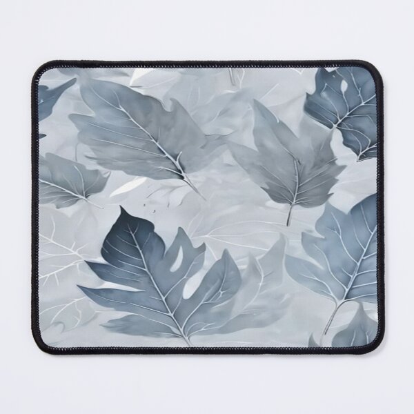 Item preview, Modern Gray Botanical Leaf Artwork designed and sold by NivyasArtistry.