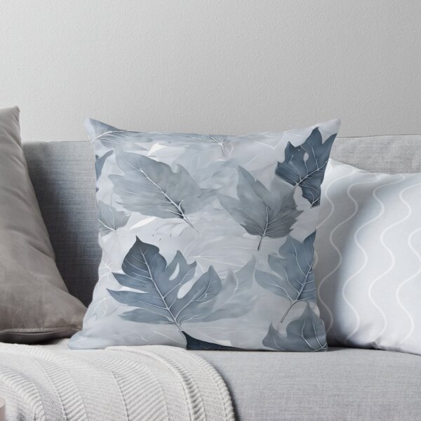 Item preview, Modern  Gray Botanical Leaf Artwork  designed and sold by NivyasArtistry.