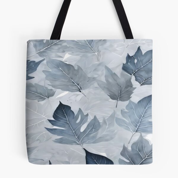 Item preview, Modern  Gray Botanical Leaf Artwork  designed and sold by NivyasArtistry.