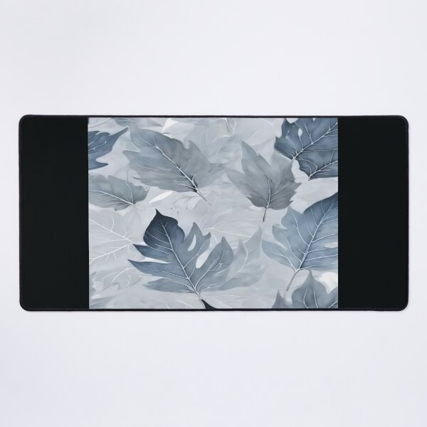 Item preview, Modern  Gray Botanical Leaf Artwork  designed and sold by NivyasArtistry.