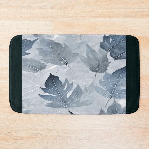 Item preview, Modern  Gray Botanical Leaf Artwork  designed and sold by NivyasArtistry.